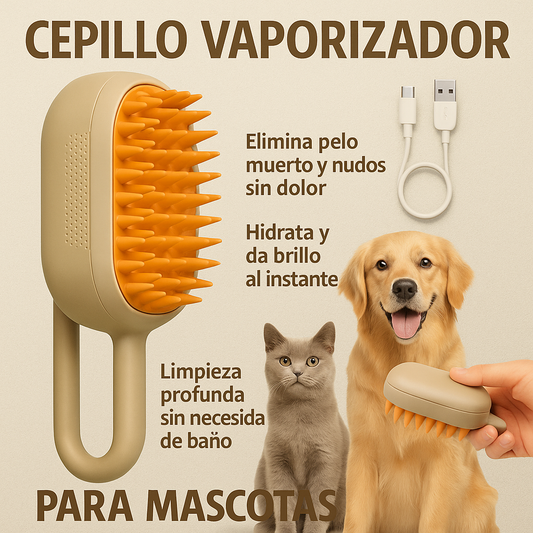VaporTouch™ - Cepillo Vaporizador 3 En 1