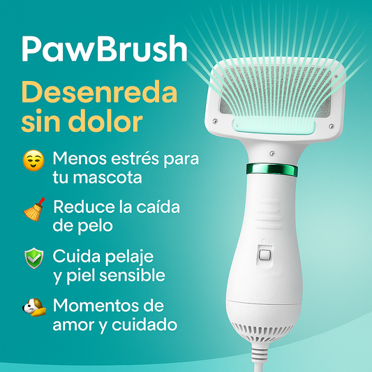 PawBrush™ - Cepillo de Desenredado Mascotas 2 en 1